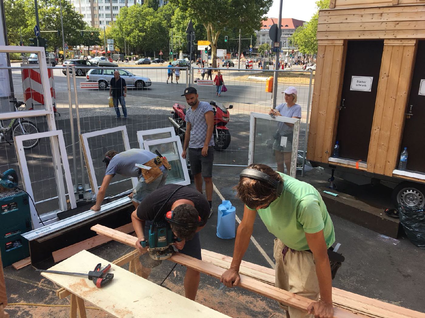 co construction of a tiny house in Berlin